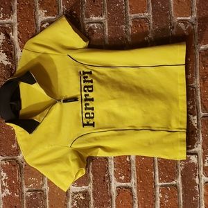 VINTAGE 2000 Ferrari women's shirt s/m yellow & black